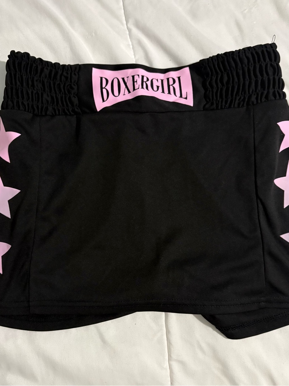 Boxergirl Women's Black and Pink Athletic Skirt